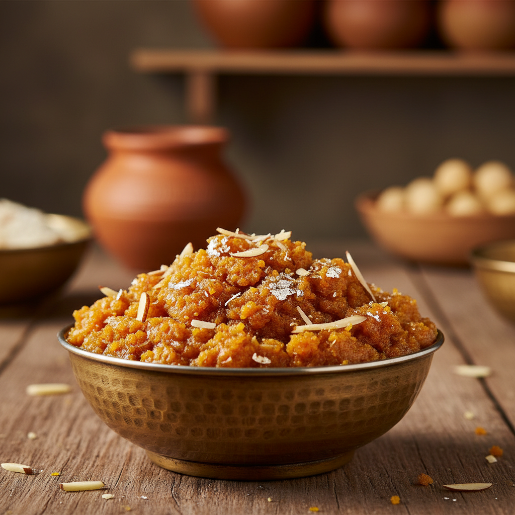 Ghee Badam Halwa